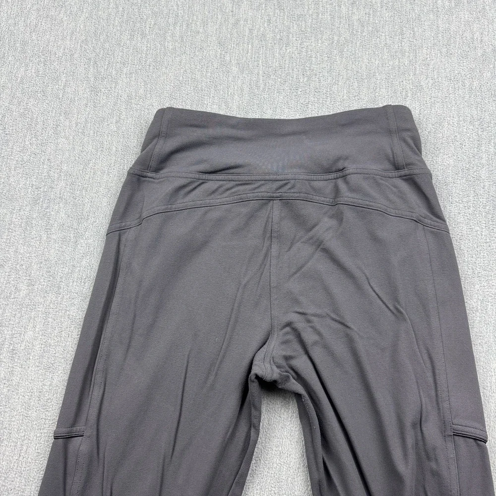 Lululemon Jogger Womens 2 Gray Run On Stretch Elastic Pocket Workout Gym Running